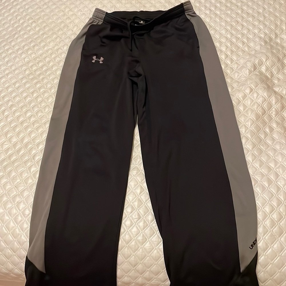 Under Armour Track Pants - M - Black/Gray